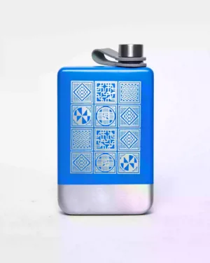 NDOP engraved whiskey bottle