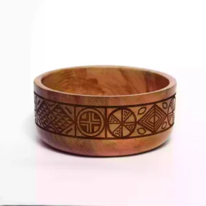 Bol gravé aux motifs africains NDOP (2)